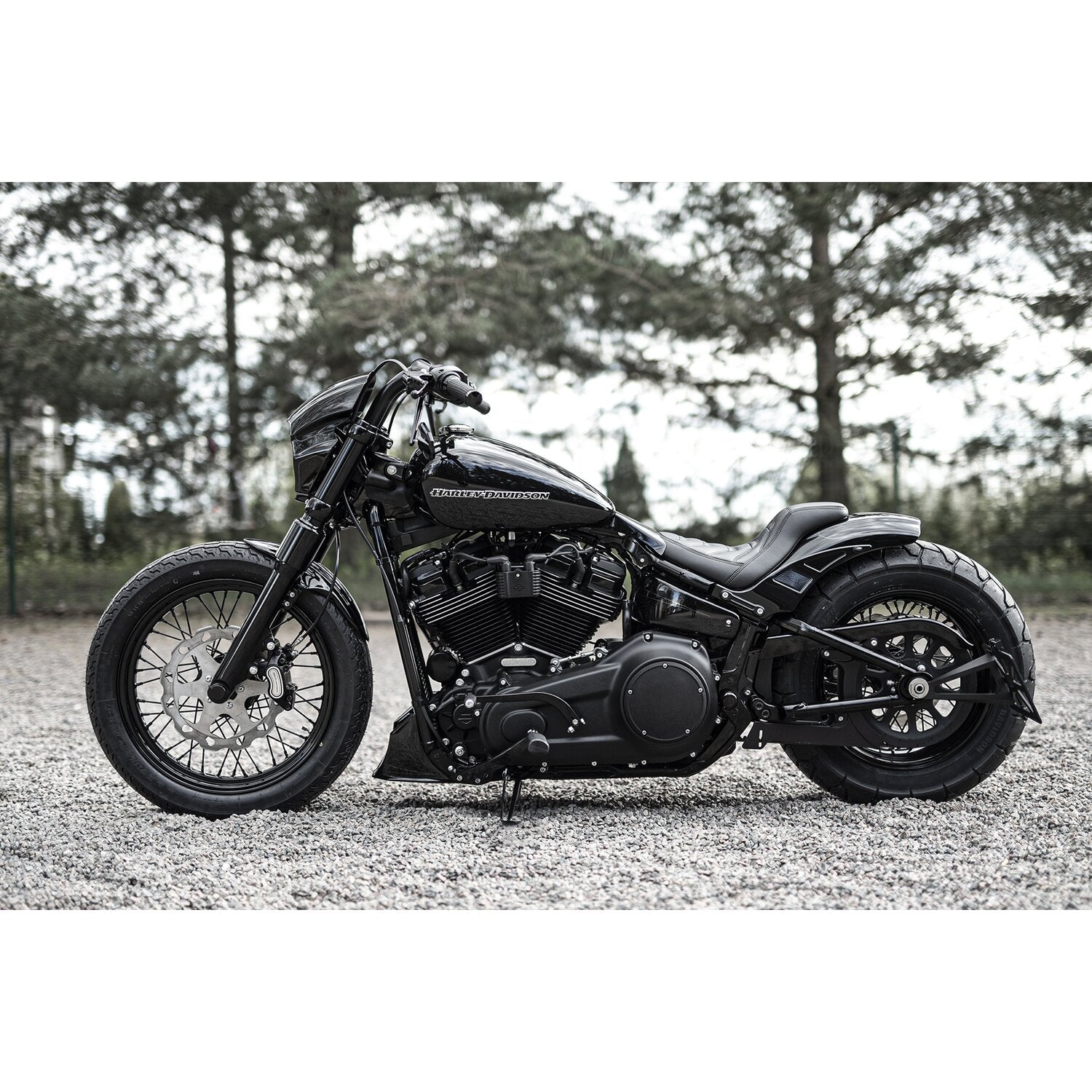 Killer Custom 'Bobbstr' rear fender kit - For 150-170 tire