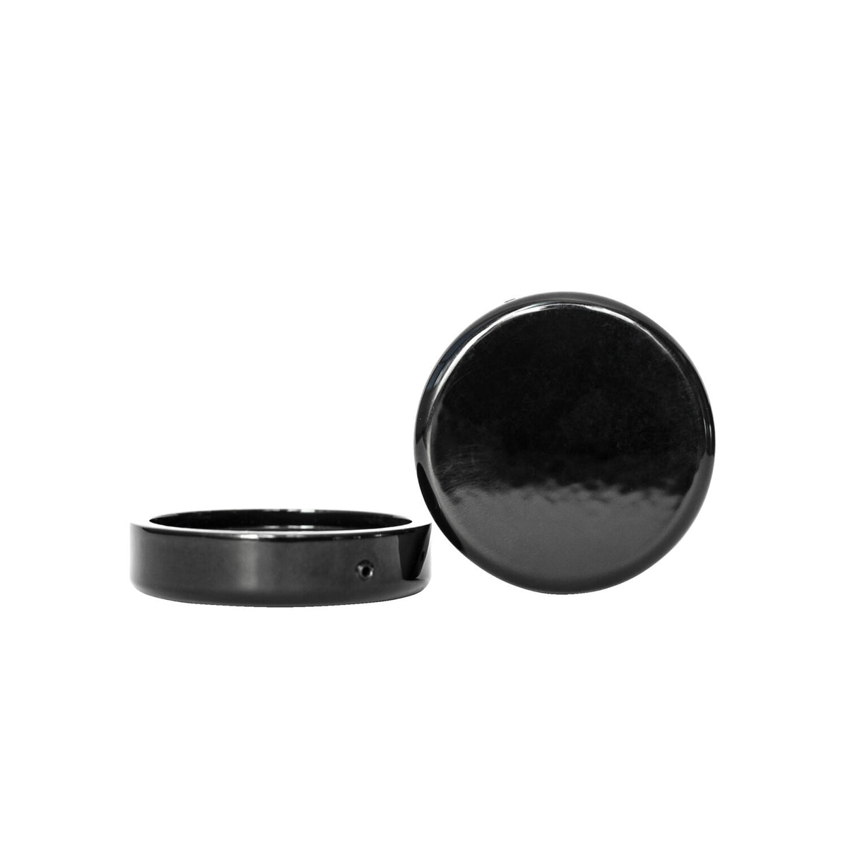 Killer Custom fork tube cap bolt cover set - Black - 2-piece