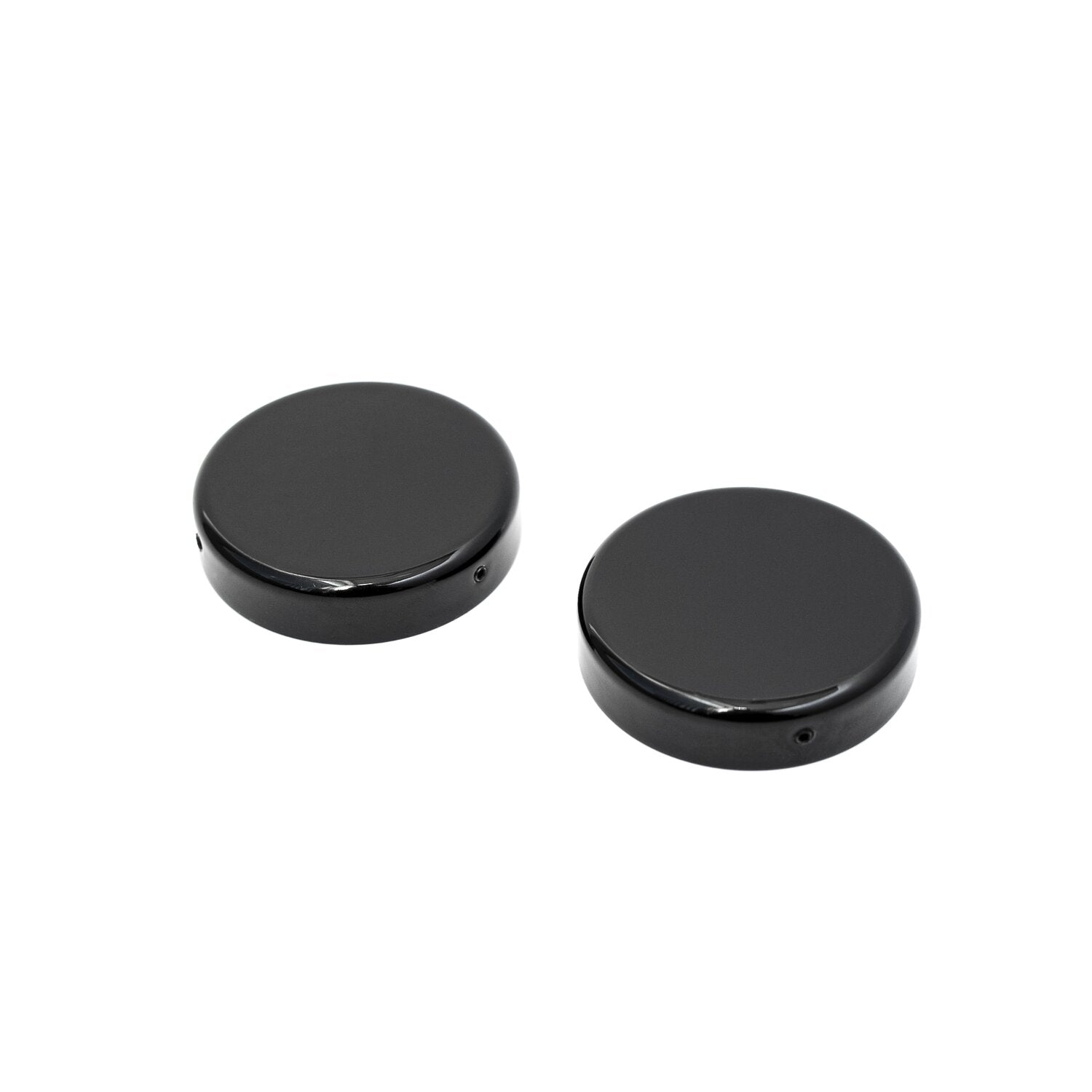 Killer Custom fork tube cap bolt cover set - Black - 2-piece