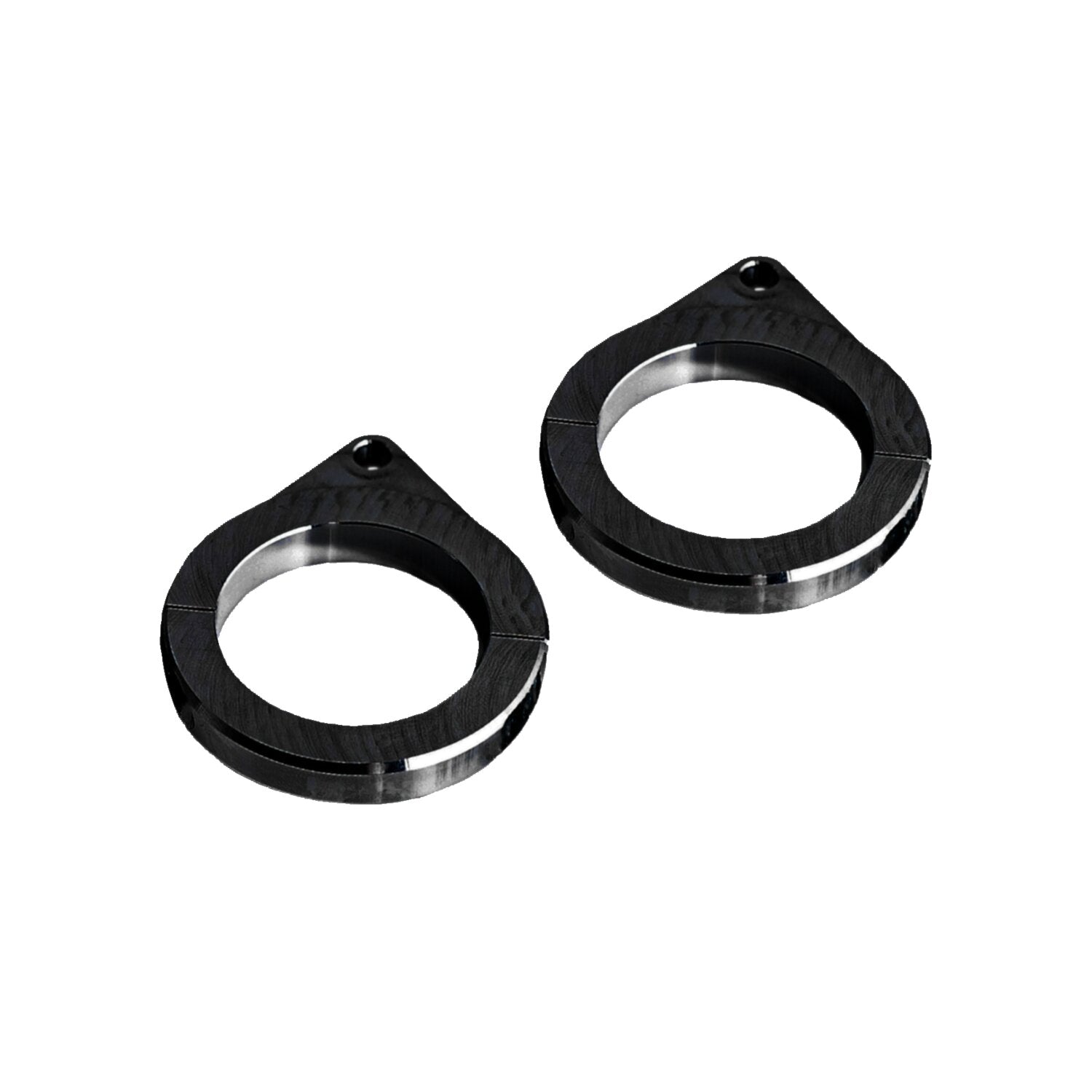 Killer Custom speedometer housing brackets - 1-1/4" Black