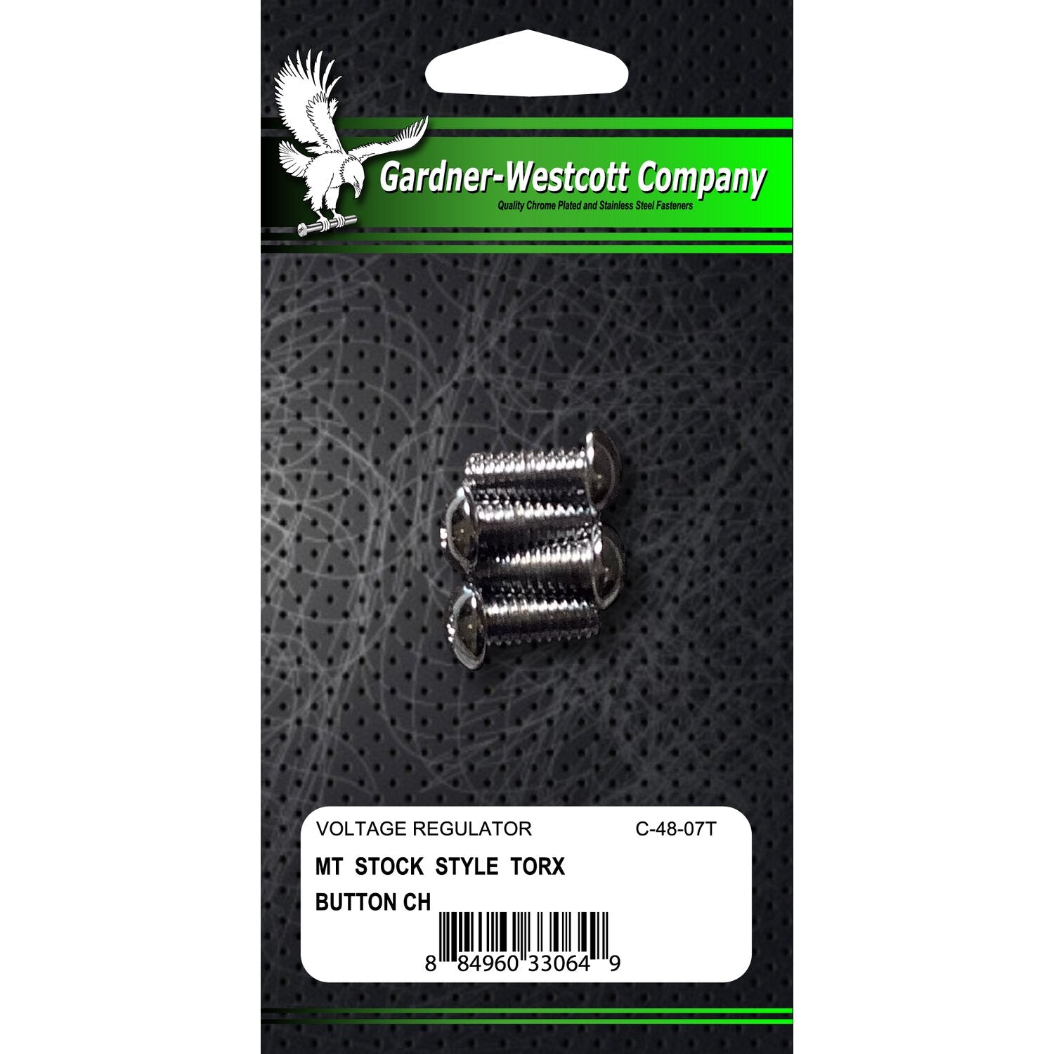 Gardner-Westcott voltage regulator/rectifier mount kit - Chrome