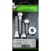 Gardner-Westcott top front motor mount kit - Chrome