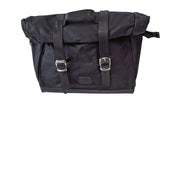 Longride click-on Old Chopper saddlebag waxed cotton - Black