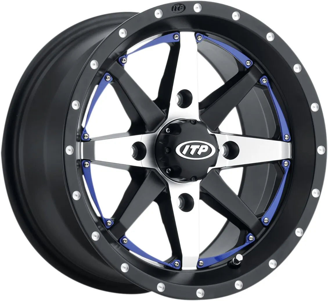 Itp Cyclone Wheel - 15 Inch Black Matte
