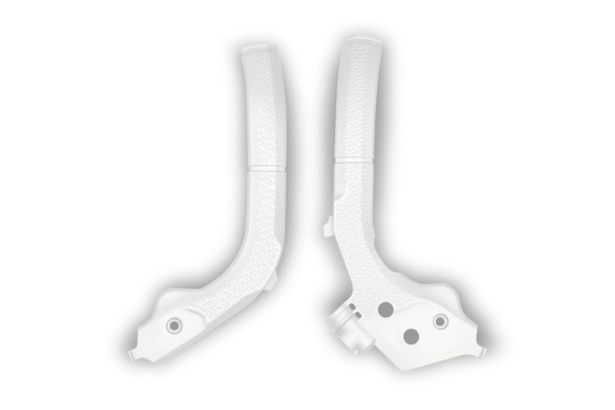 Ufo Frame Guards For Motorcycle Frames - White