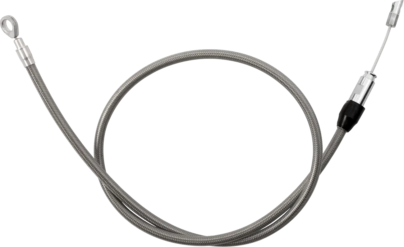 Drag Specialties Quick Connect Braided Clutch Cable