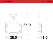 Moto-master Racing Bremsbeläge Offroad Sintermetall - Vorne & Hinten
