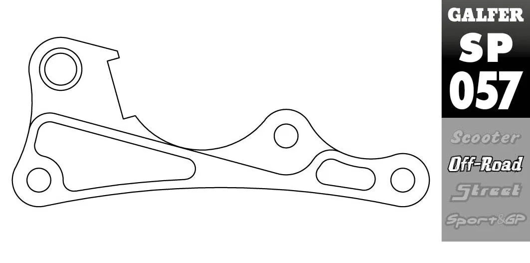 Galfer Brake Caliper Relocation Bracket