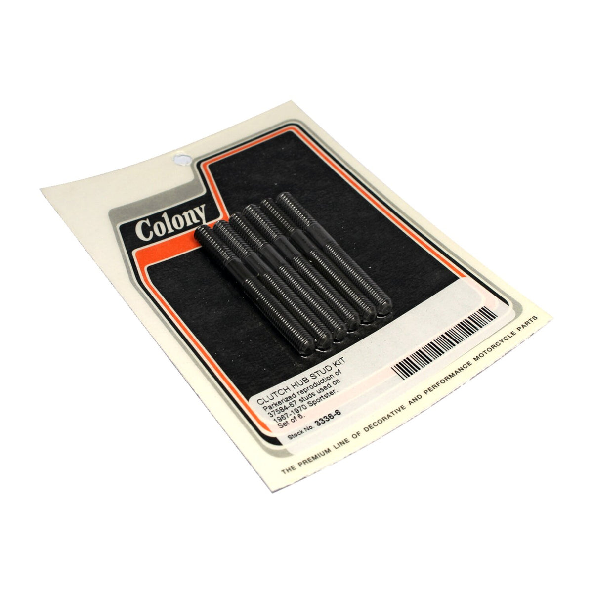 Colony clutch hub stud set (6)