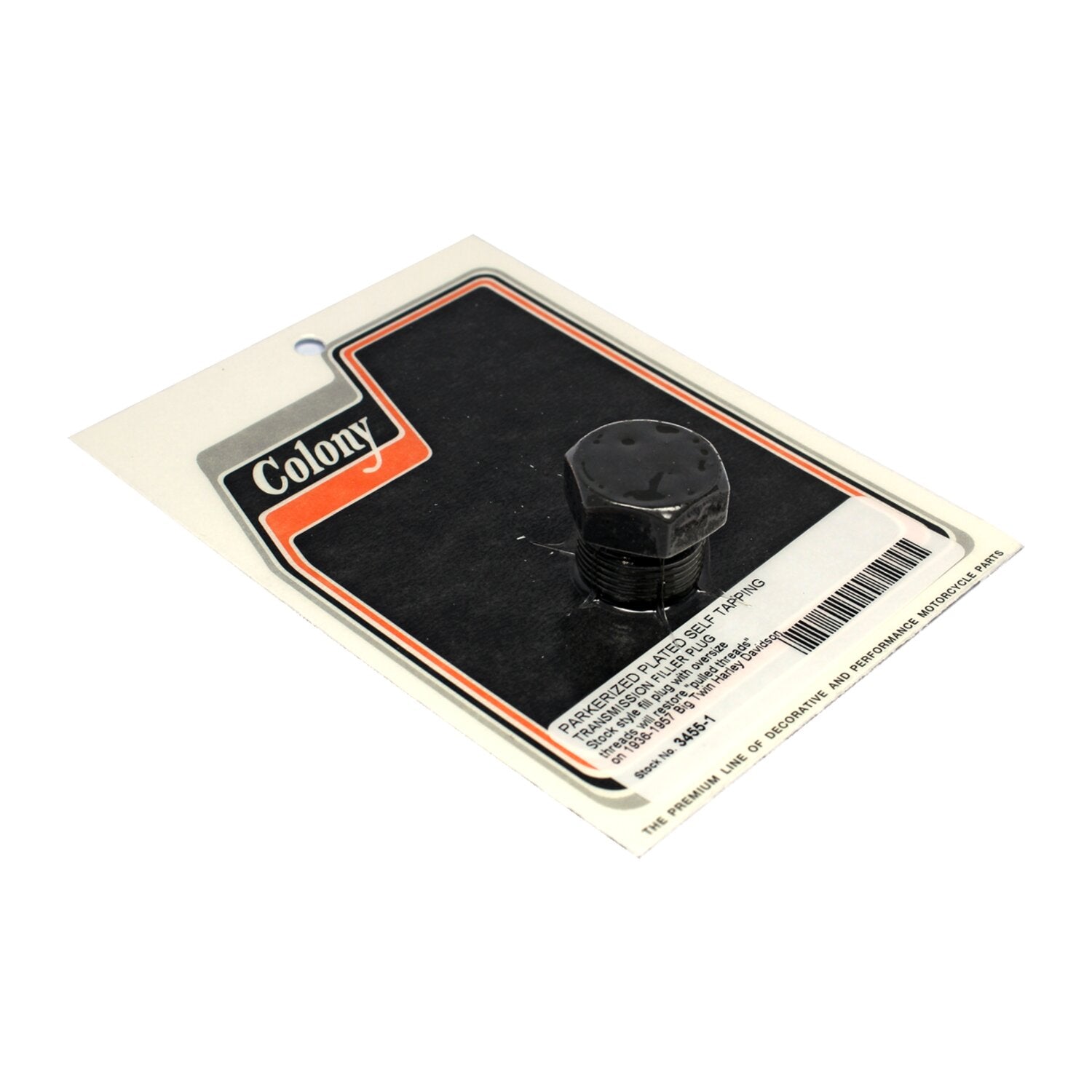 Colony oversize self tapping transmission filler plug