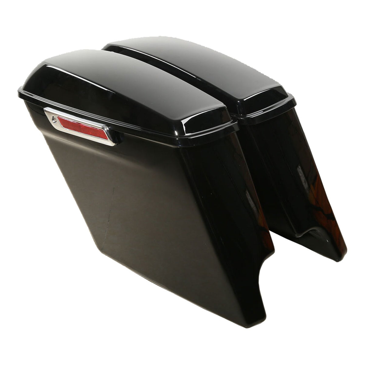 MCS 5" down extended saddlebag set - Black