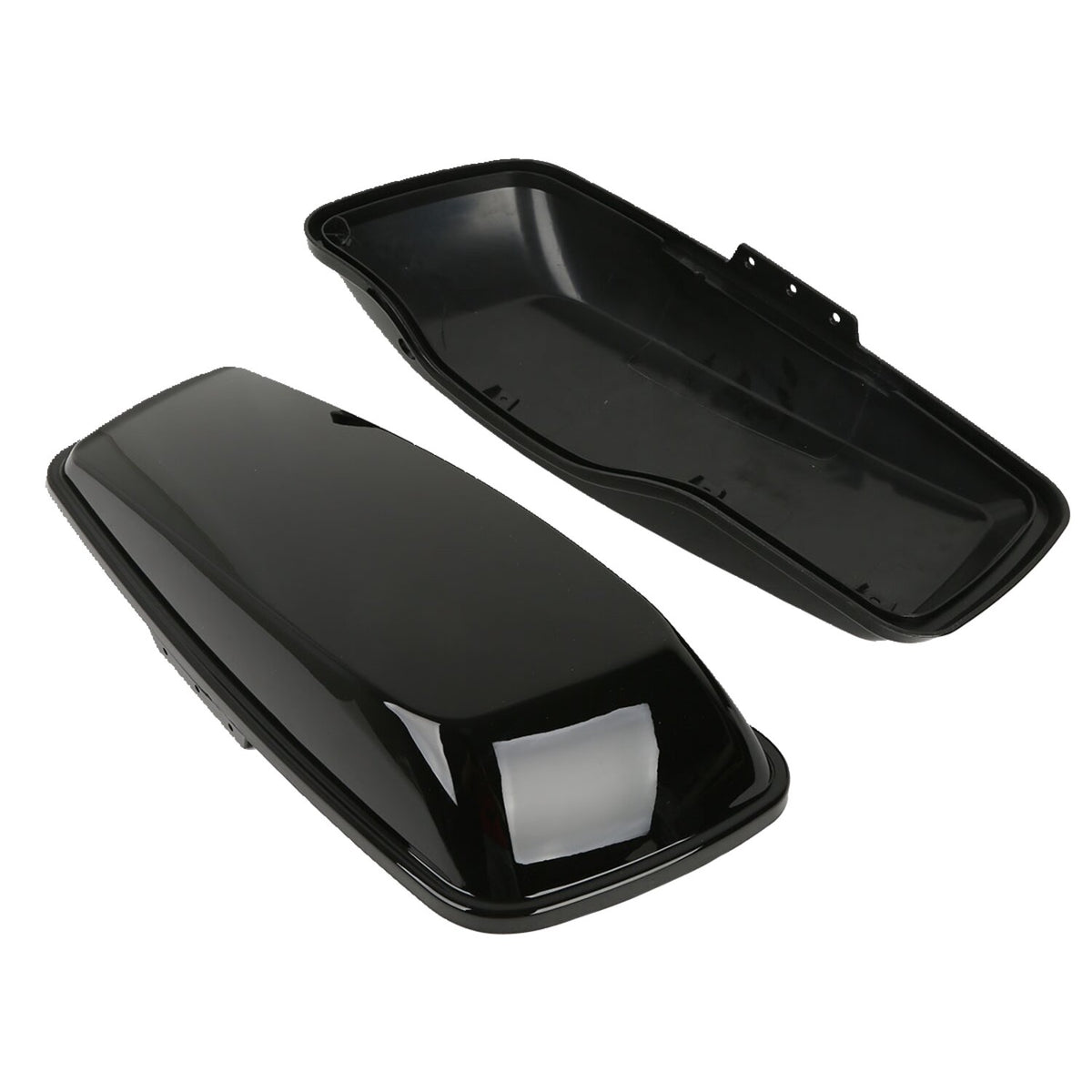 MCS Saddlebag lid set - Black