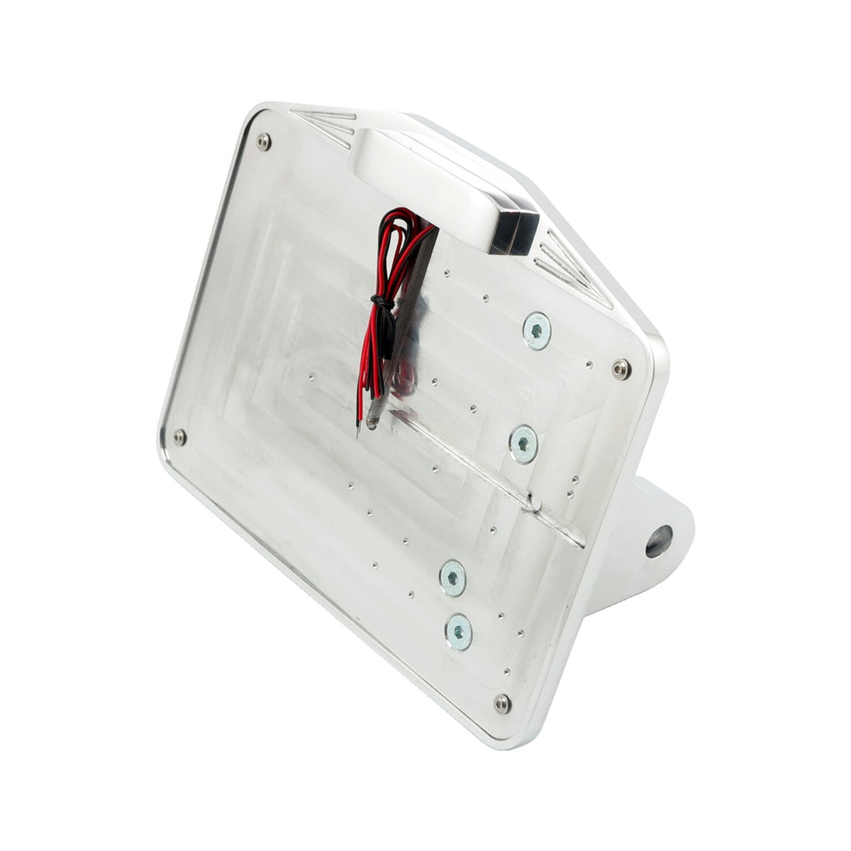 CPV Dyna shock mount license plate bracket kit EU - Polished