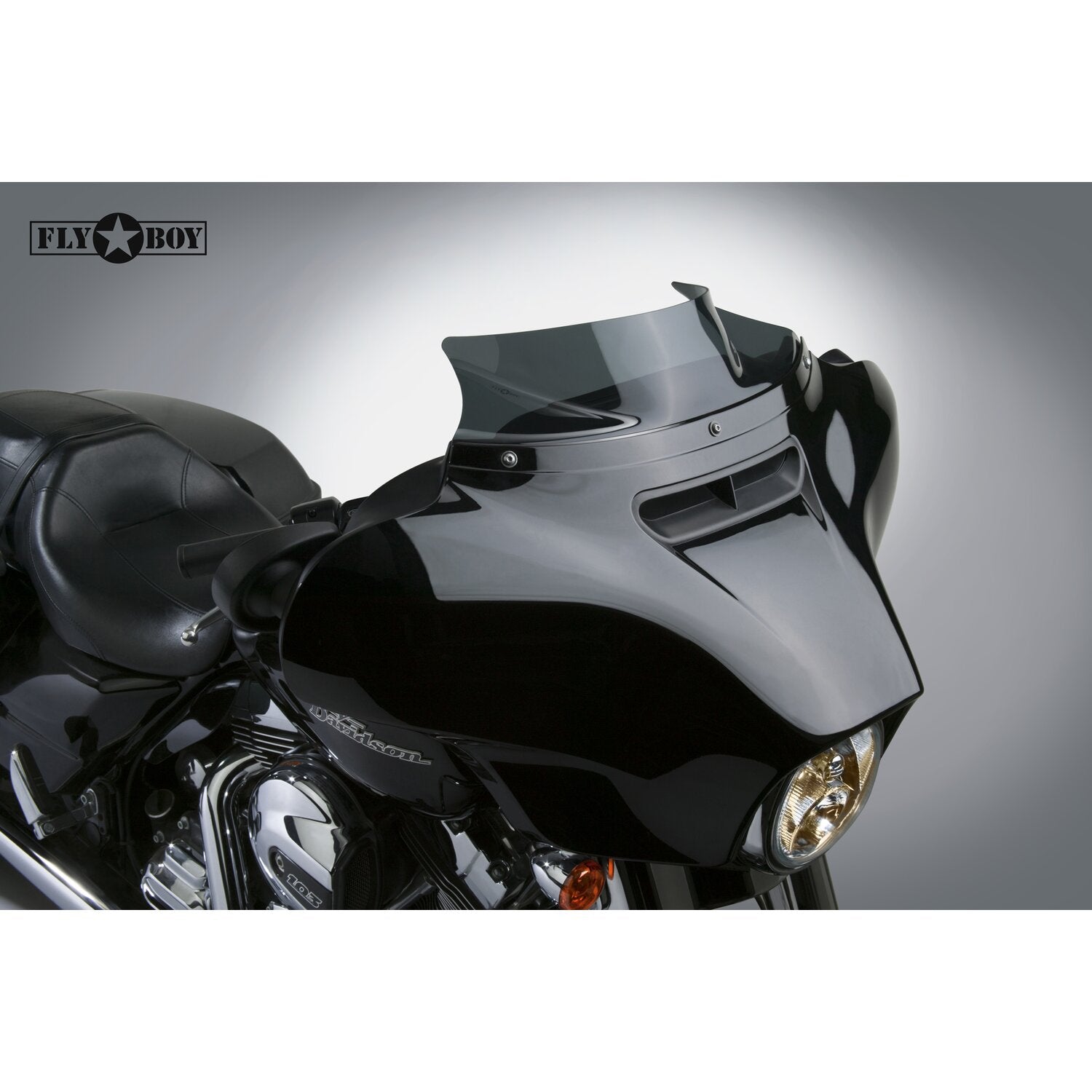 National Cycle Fly Boy™ 4" windscreen - Dark tint