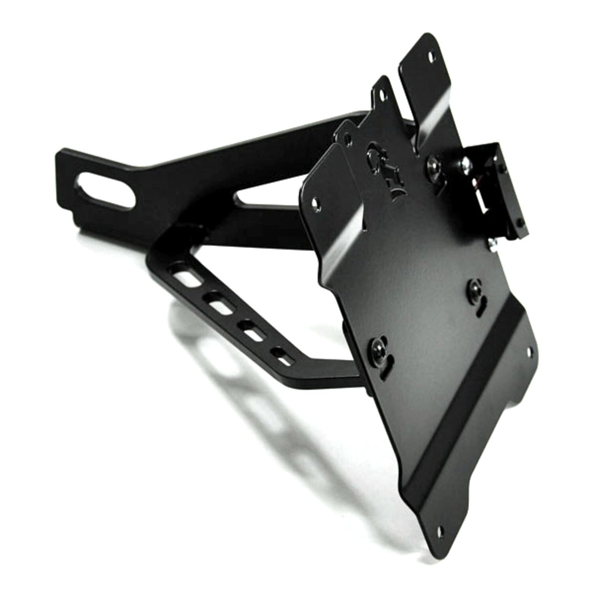 Zieger side mount license plate bracket kit - Black