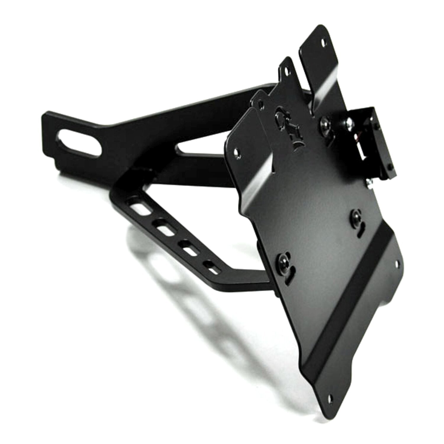 Zieger side mount license plate bracket kit - Black
