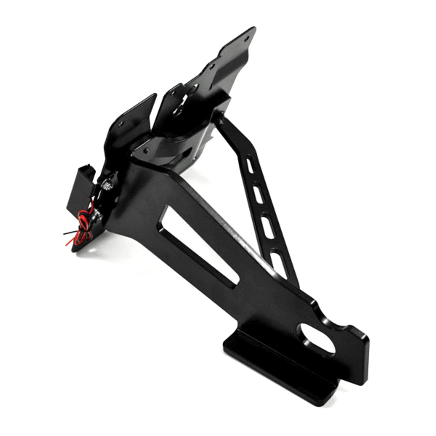 Zieger side mount license plate bracket kit - Black