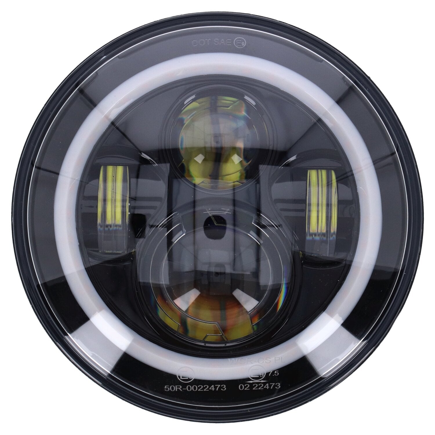 MCS Bright 7" LED headlamp - Black