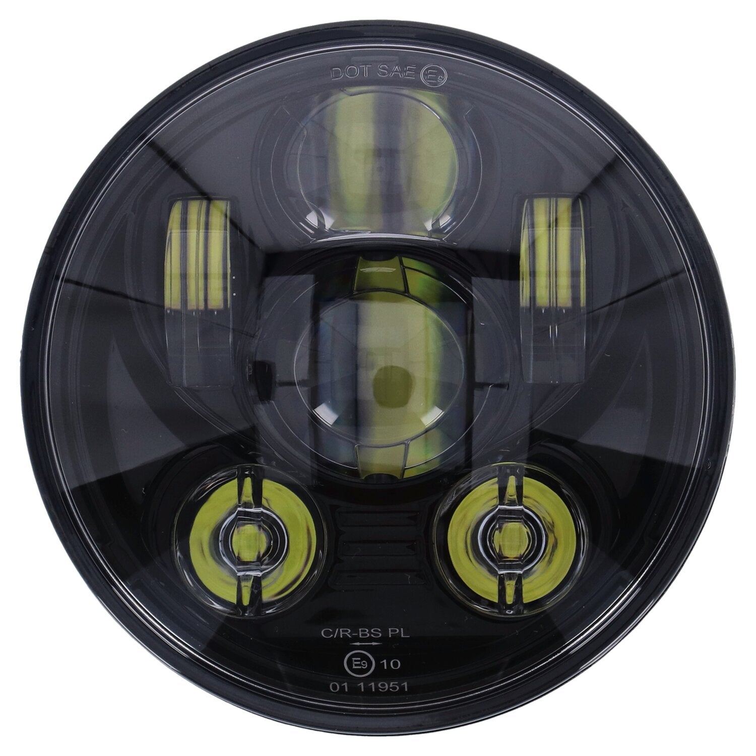 MCS Bright 5-3/4" LED headlamp unit - Black