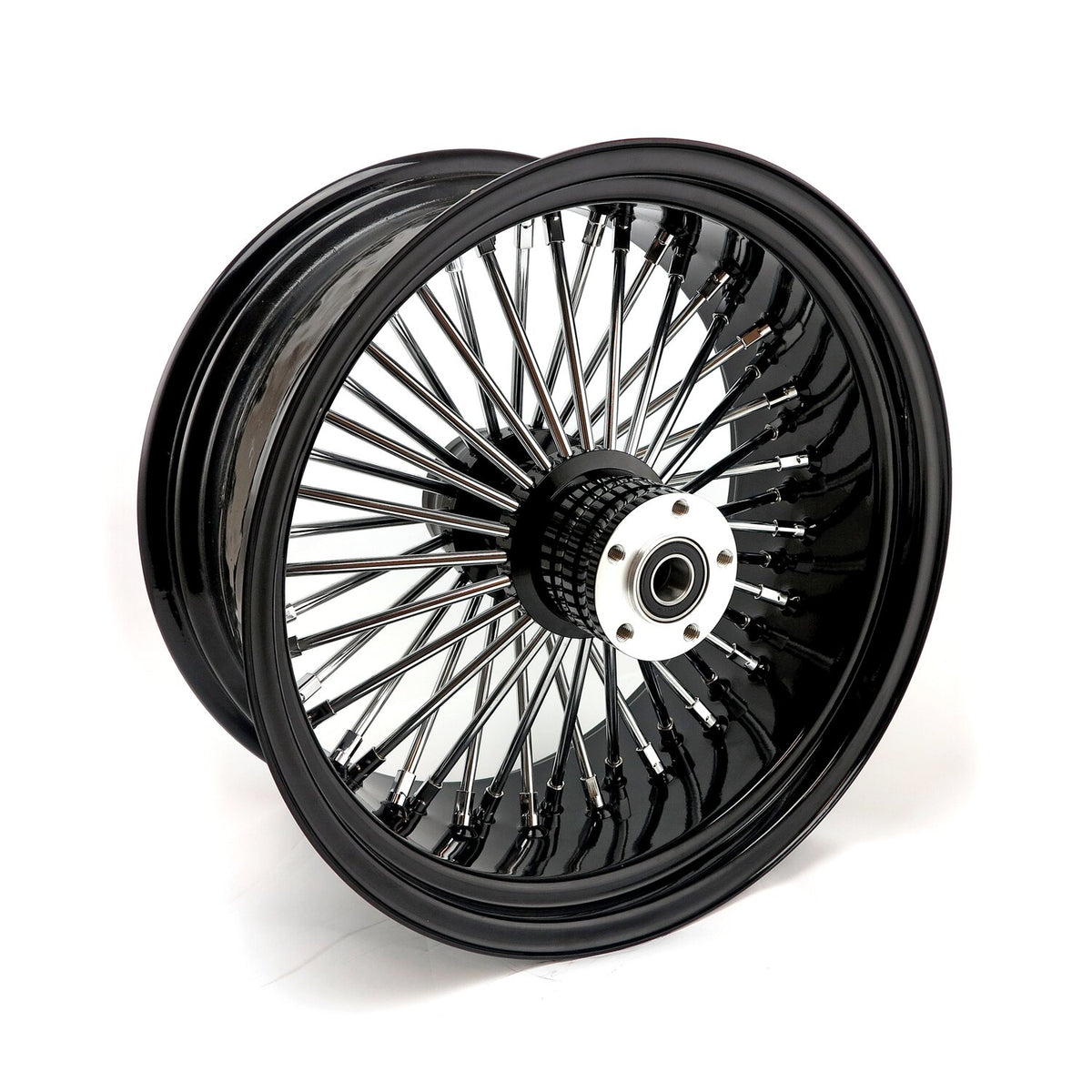 MCS radial 48 fat spoke rear wheel 8.50 x 18 black
