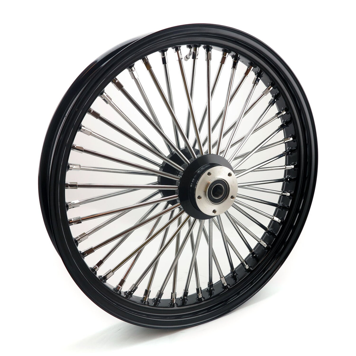 MCS radial 48 fat spoke front wheel 3.50 x 23 DF black