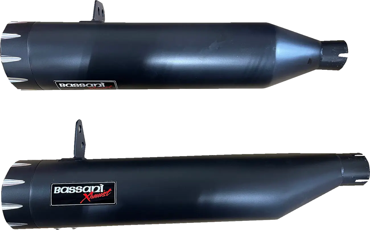 Bassani Xhaust 4" Slip-On Schalldämpfer - Schwarz