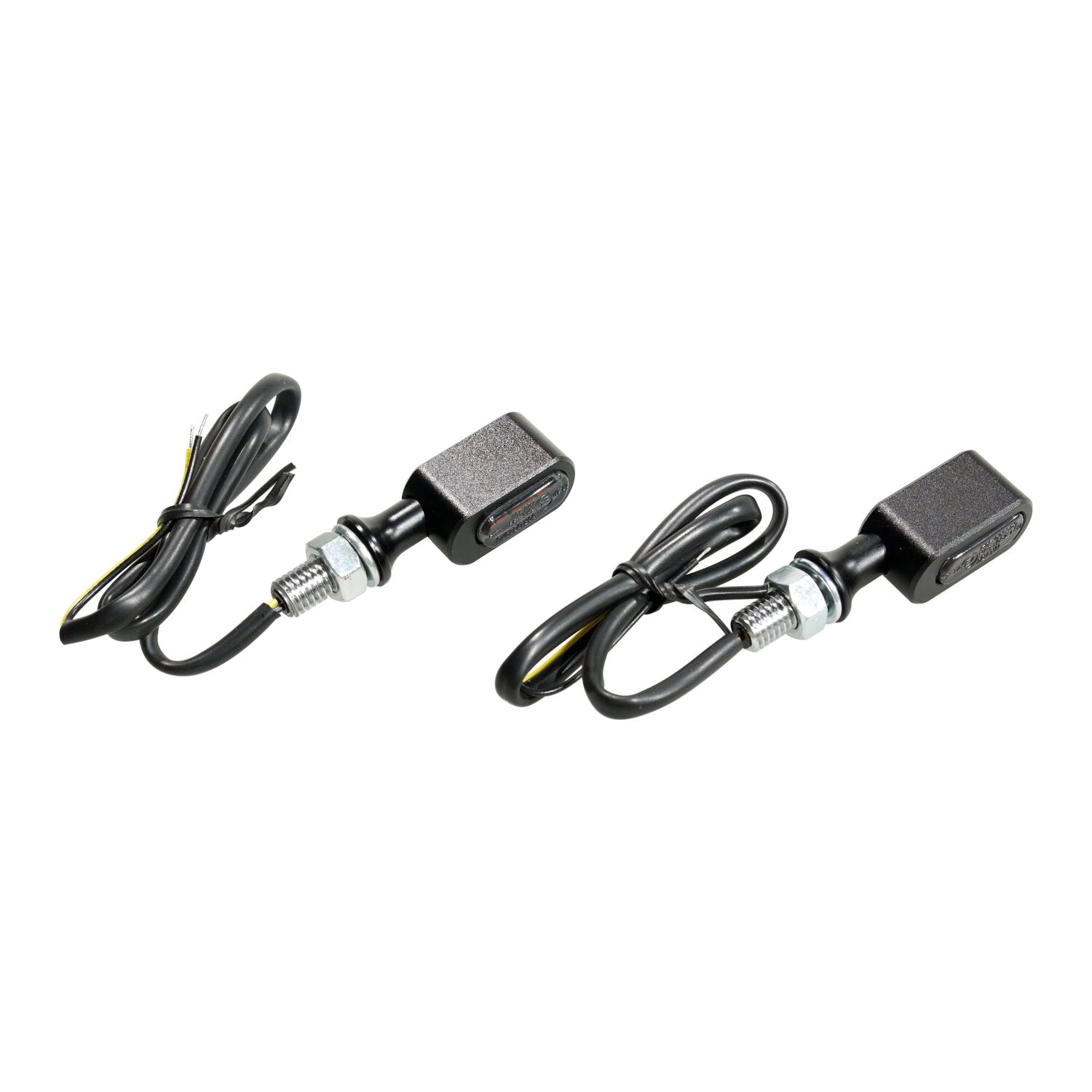 MCS Fastline LED turn signal set - Black smoke lens