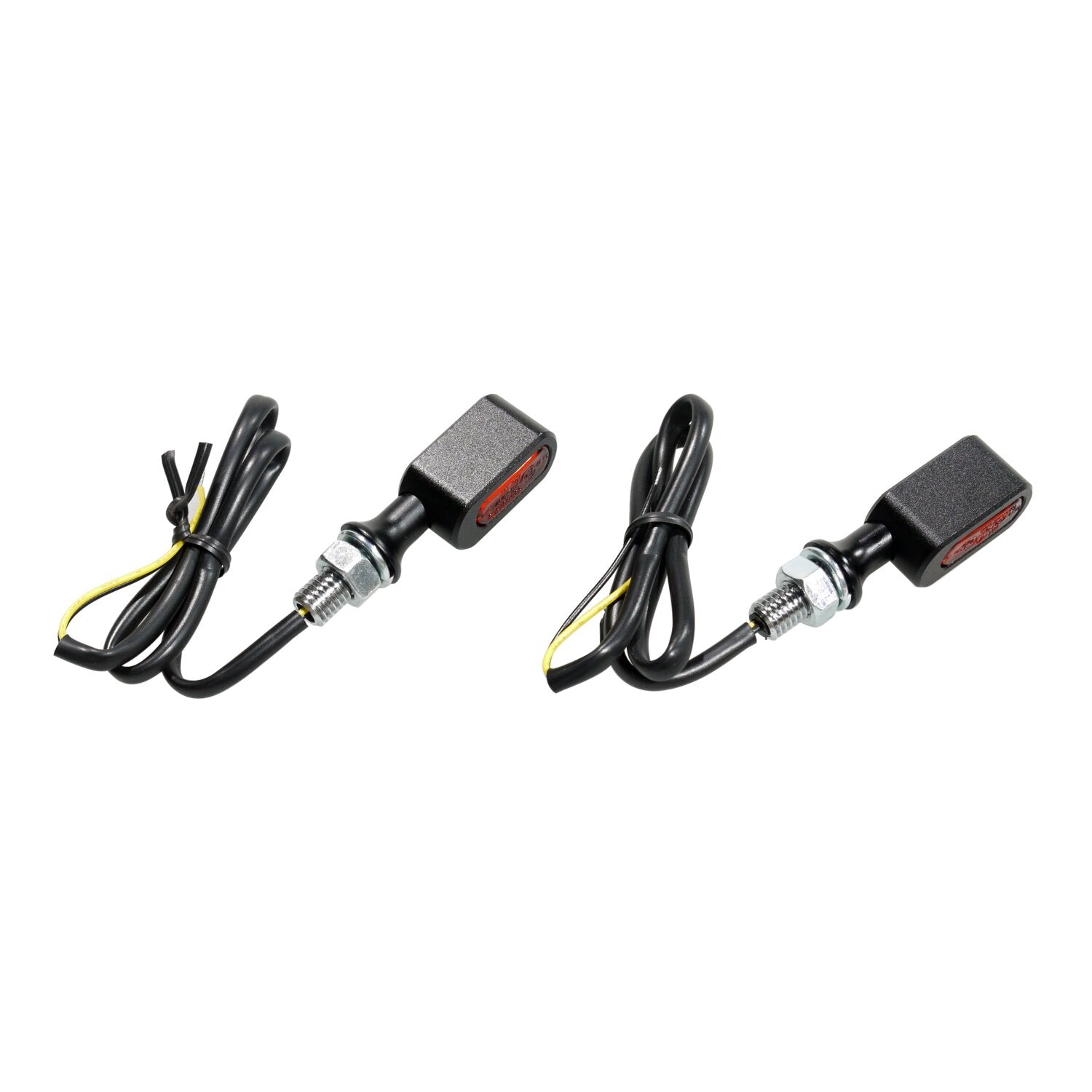 MCS Fastline LED 3-1 taillight/turn signals - Black/amber lens