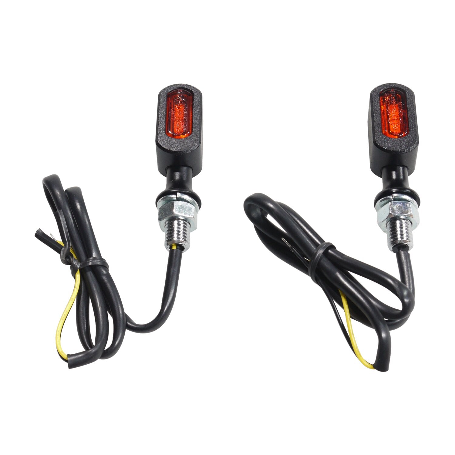 MCS Fastline LED 3-1 taillight/turn signals - Black/amber lens