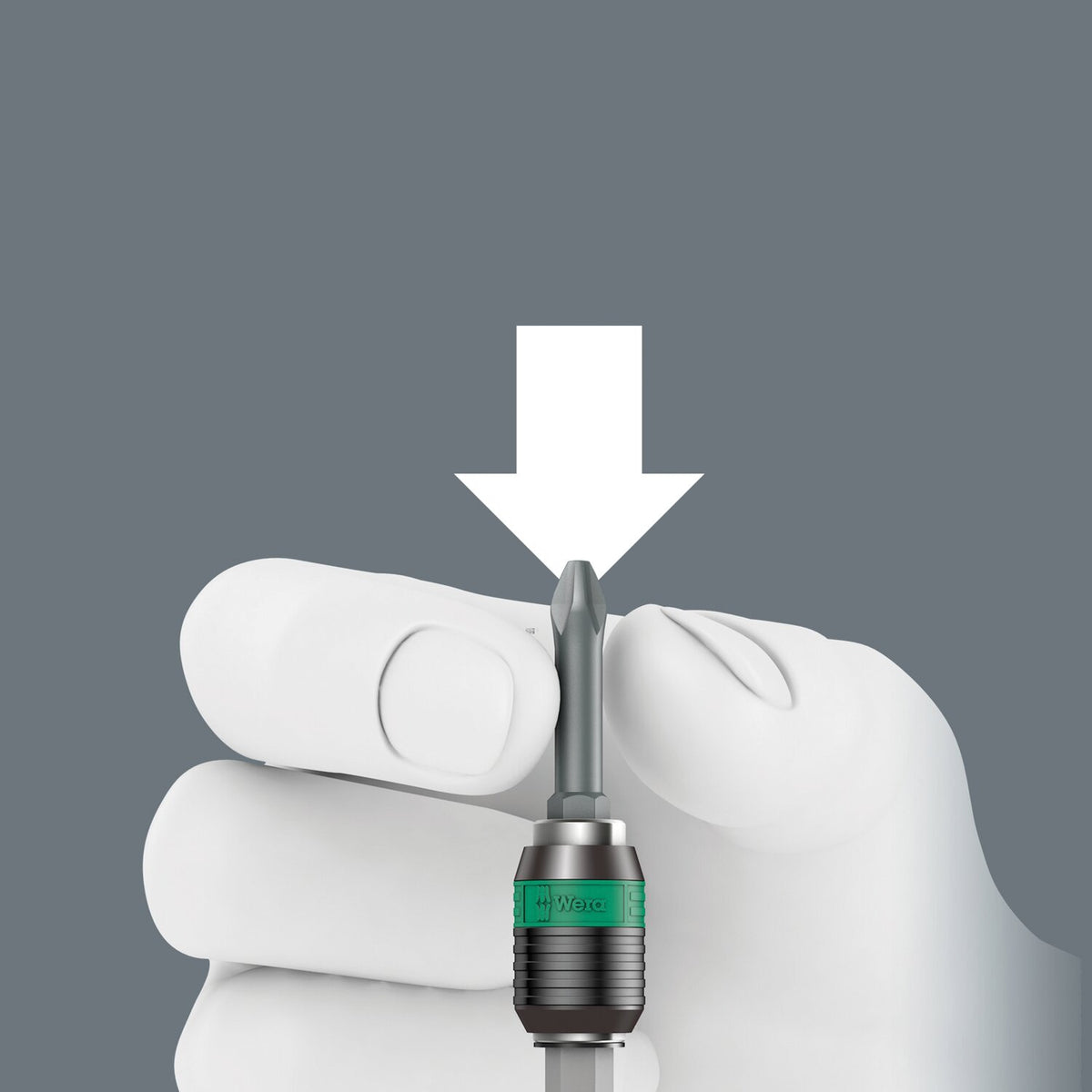 Wera Kraftform 1/4" bit holding Turbo bit driver handle