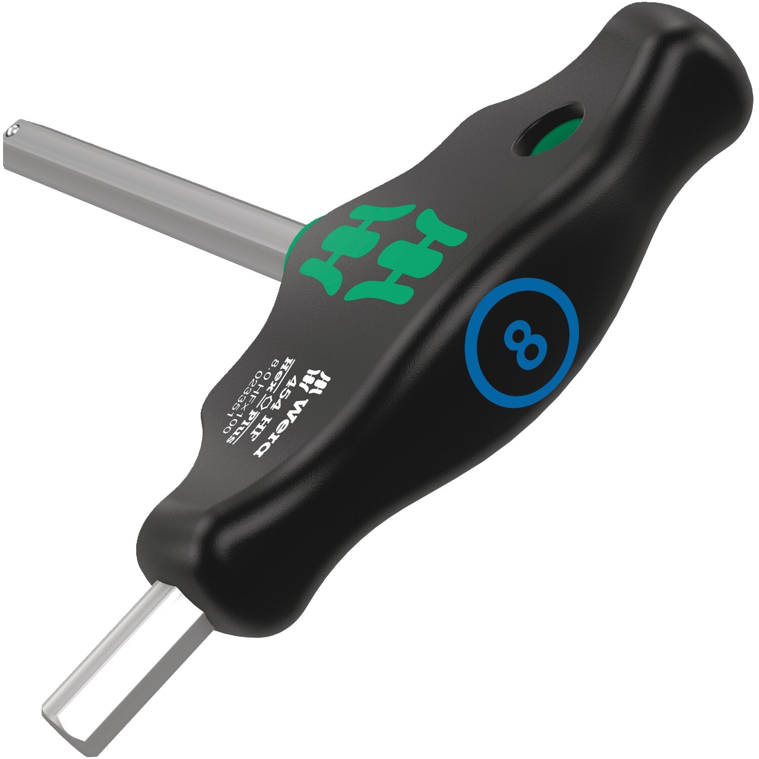 Wera HF T-handle hexdriver series 454 Size 8