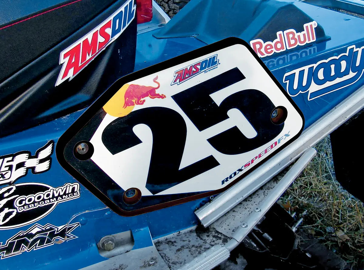 Rox Speed Fx Snowmobile Number Plate