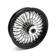 MCS radial 48 fat spoke front wheel 3.50 x 16 DF black