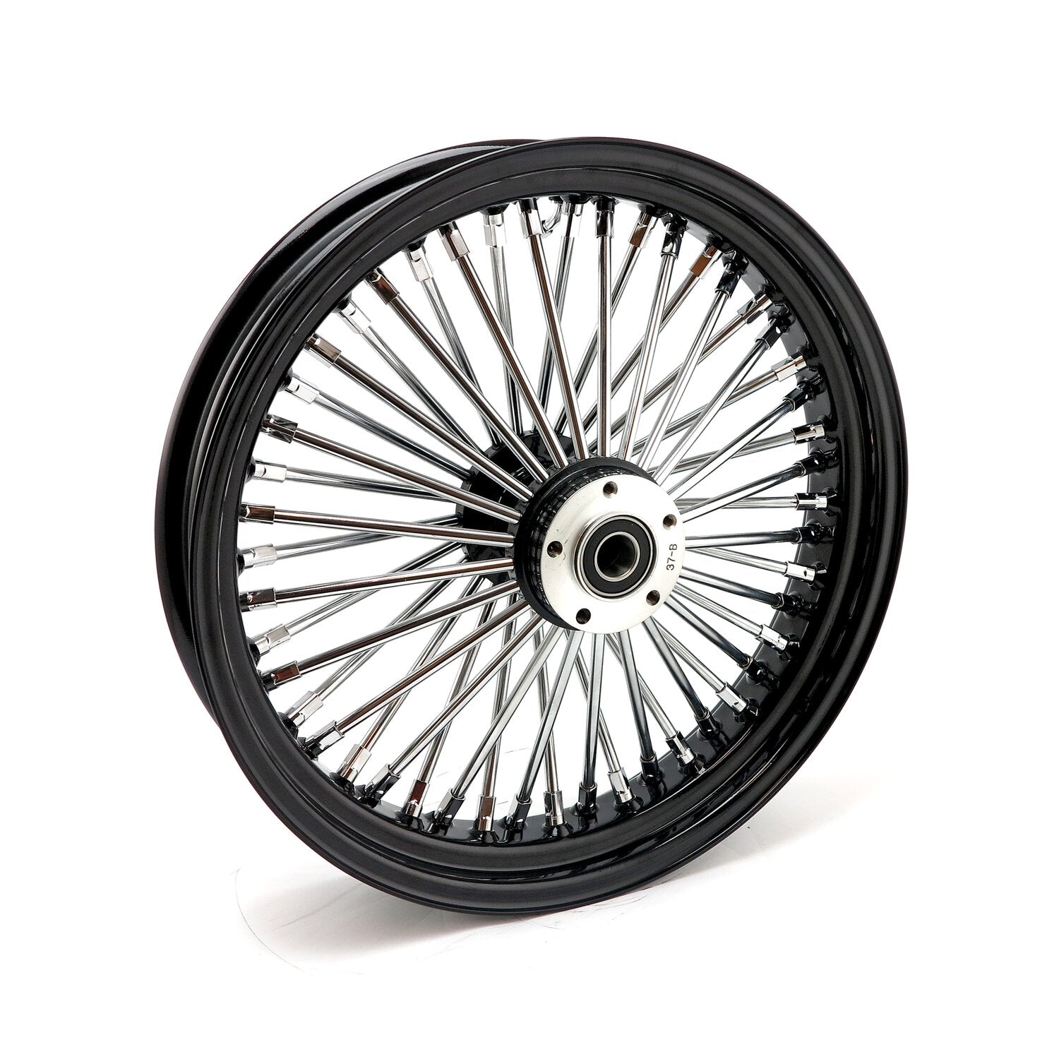 MCS radial 48 fat spoke front wheel 3.50 x 18 SF black