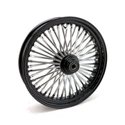 MCS radial 48 fat spoke front wheel 3.50 x 18 SF black