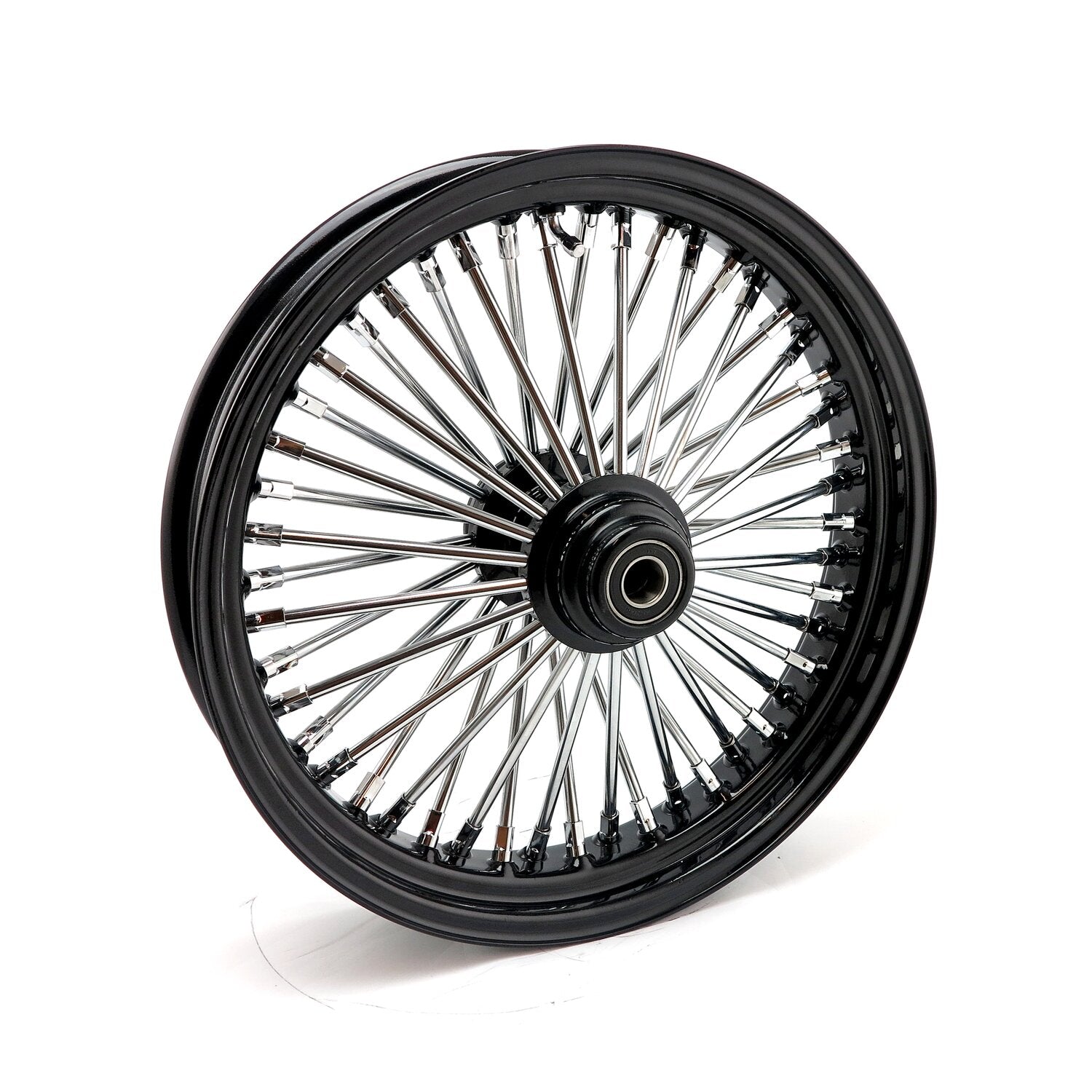 MCS radial 48 fat spoke front wheel 3.50 x 18 SF black