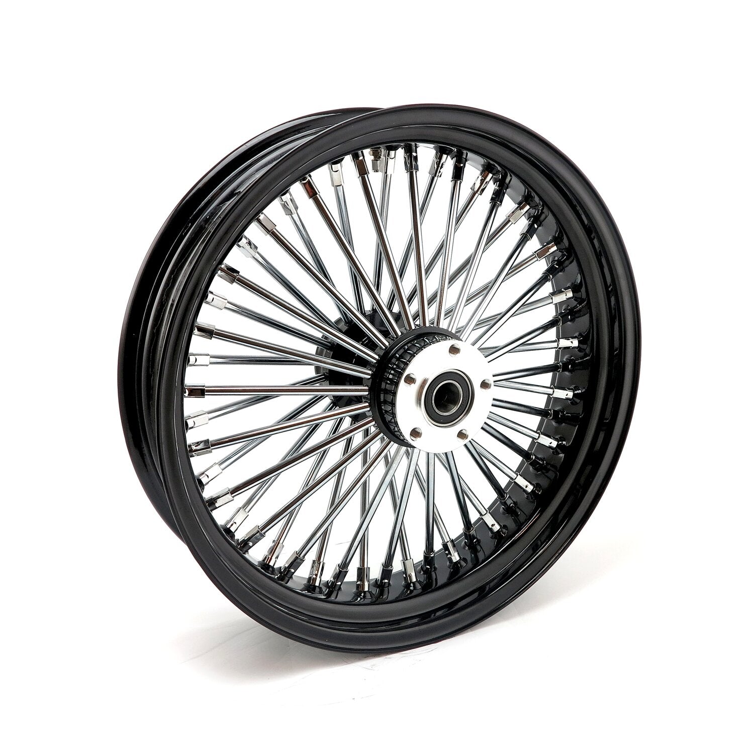 MCS radial 48 fat spoke rear wheel 4.25 x 18 black