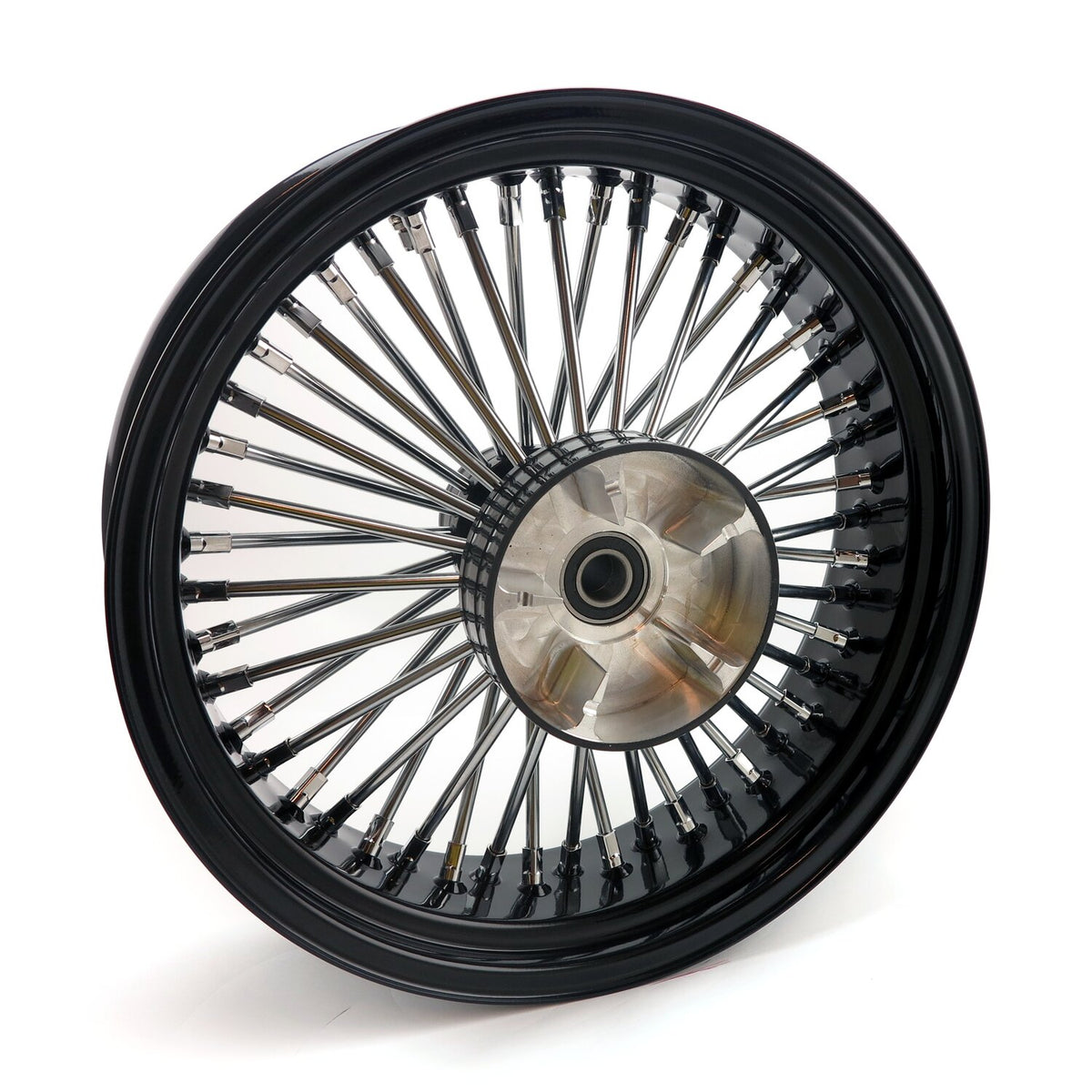 MCS radial 48 fat spoke rear wheel 5.50 x 18 black