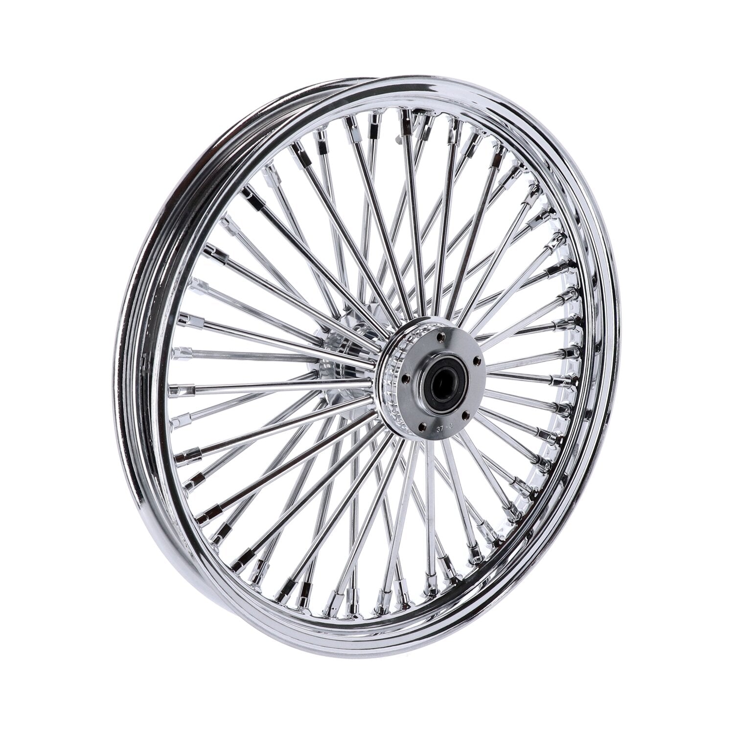 MCS radial 48 fat spoke front wheel 2.15 x 19 SF chrome