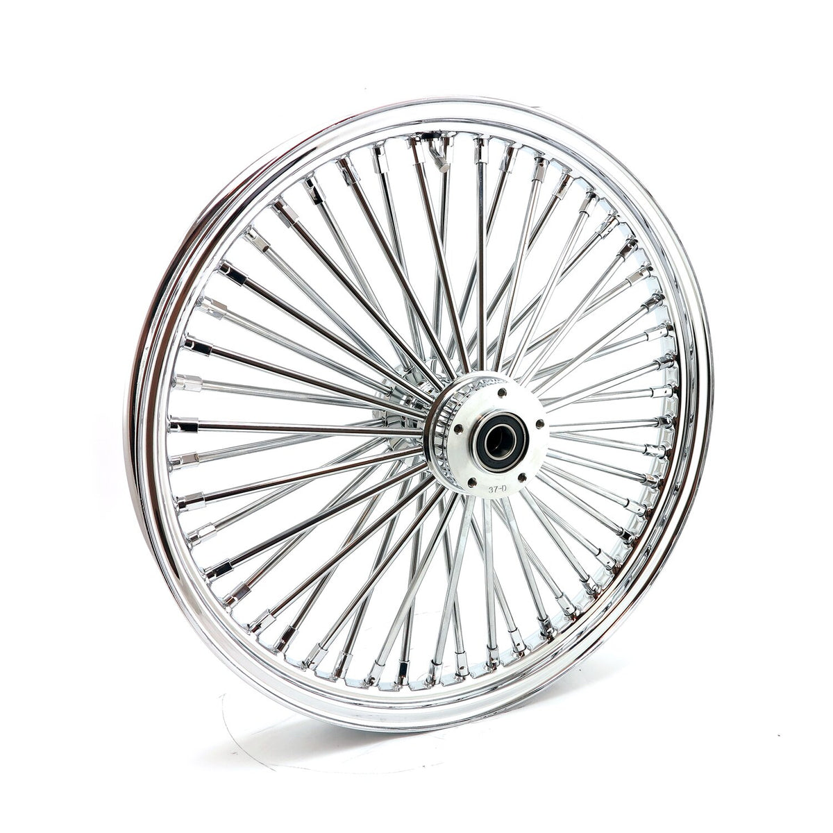 MCS radial 48 fat spoke front wheel 2.15 x 21 DF chrome