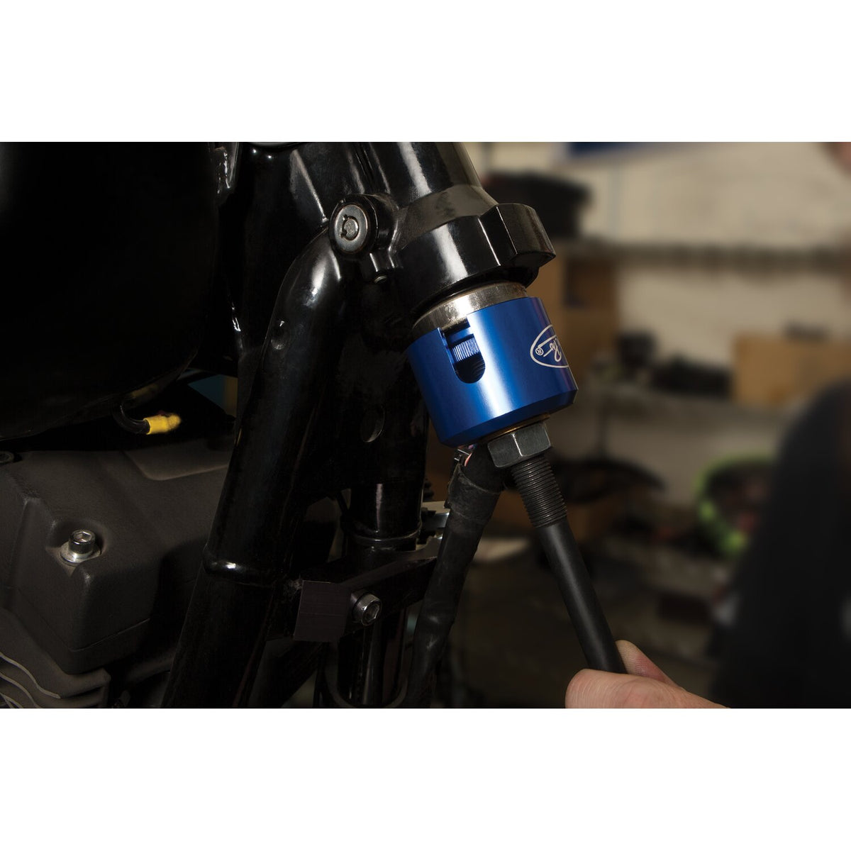 Motion Pro fork stem bearing race tool
