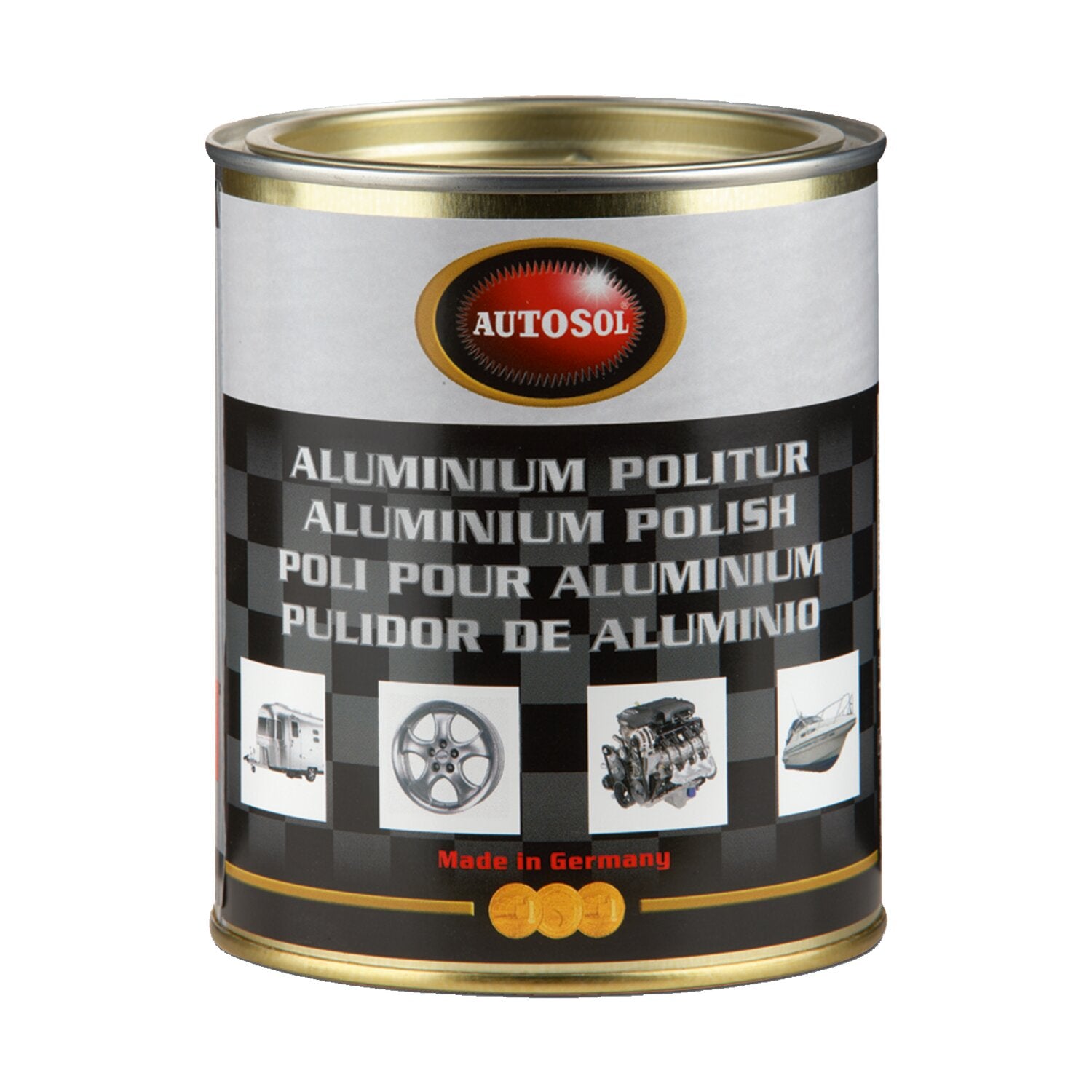Autosol Aluminum Polish - Tin 750cc