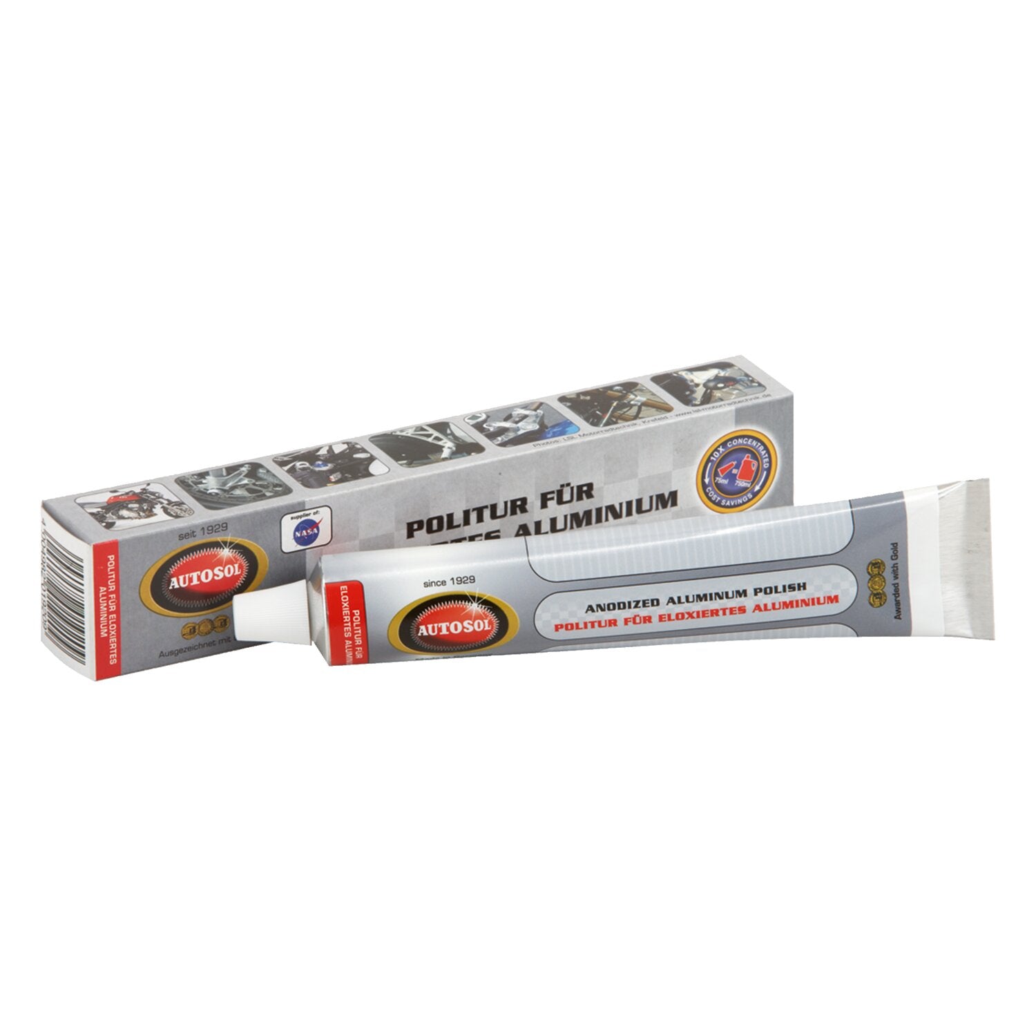 Autosol Anodized Aluminum Polish - Tube 75cc