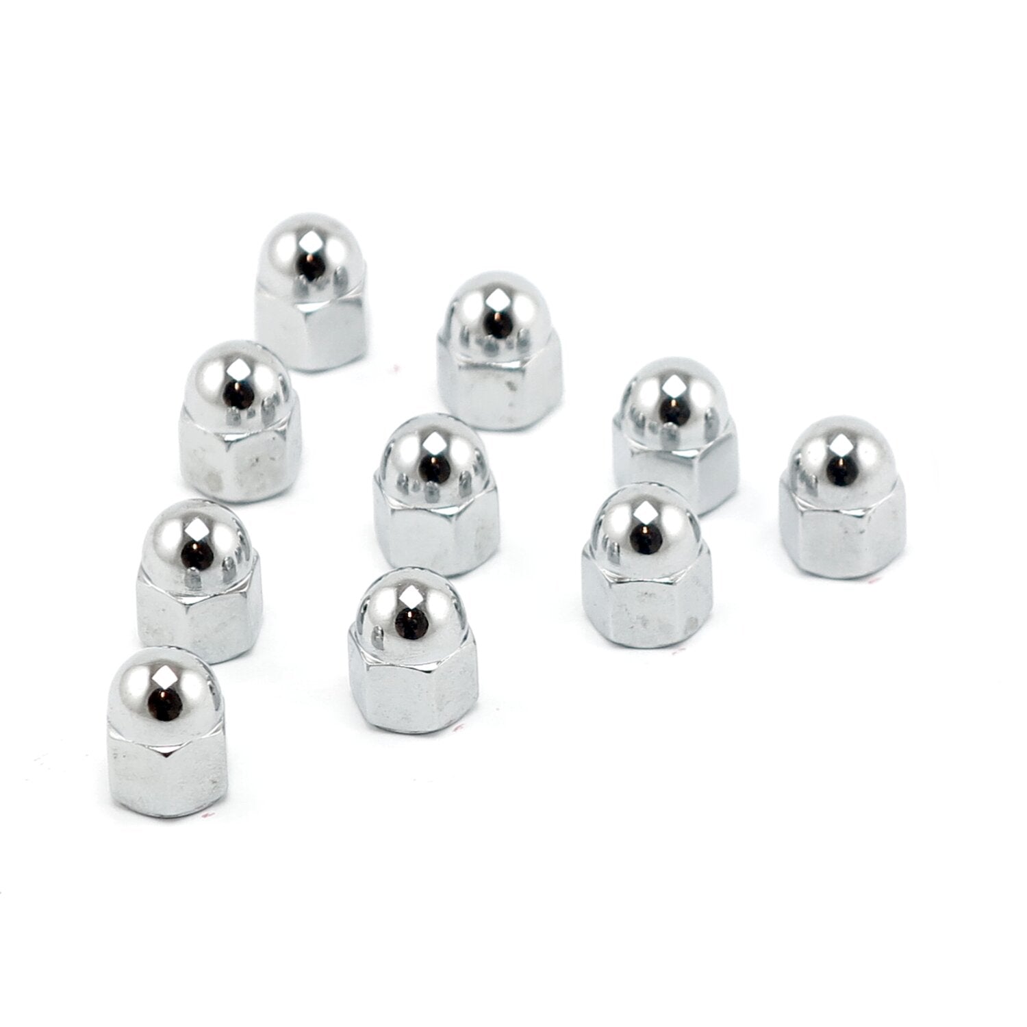 Colony 1/2-13 acorn nuts chrome - Low Crown