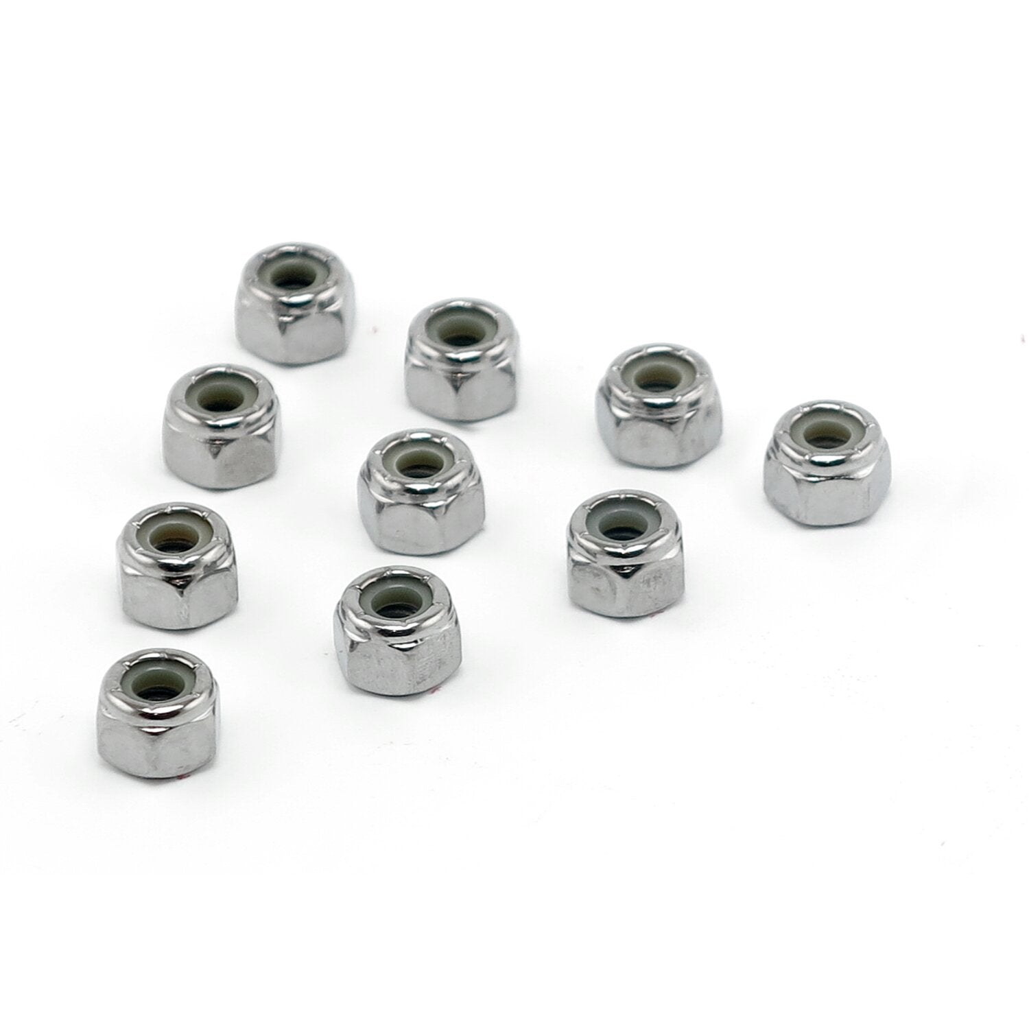 Colony 1/2-20 nylon insert lock nuts chrome