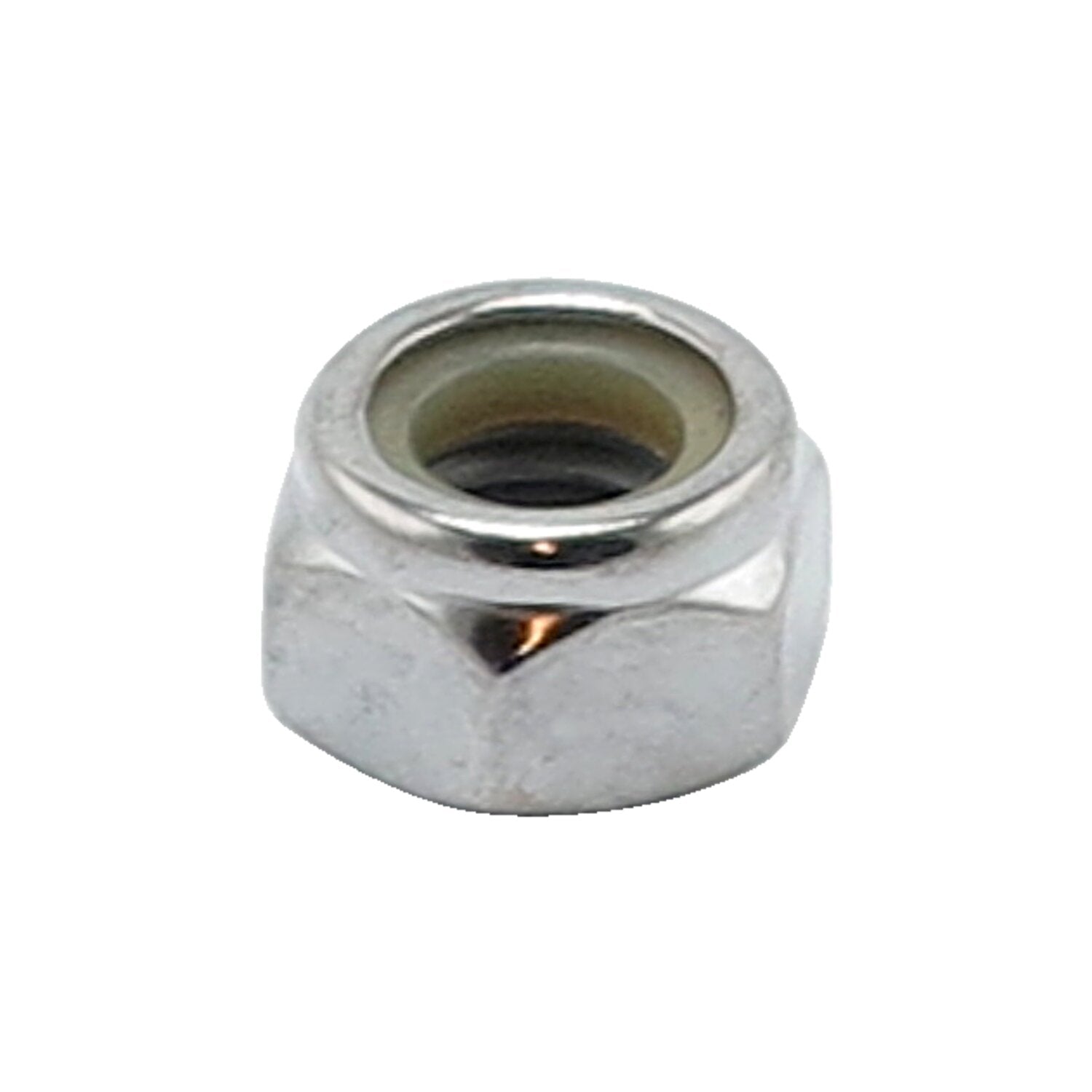 Colony M4 x 0.70 Nylon insert lock nuts - Chrome