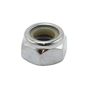 Colony M8 x 1.25 Nylon insert lock nuts - Chrome