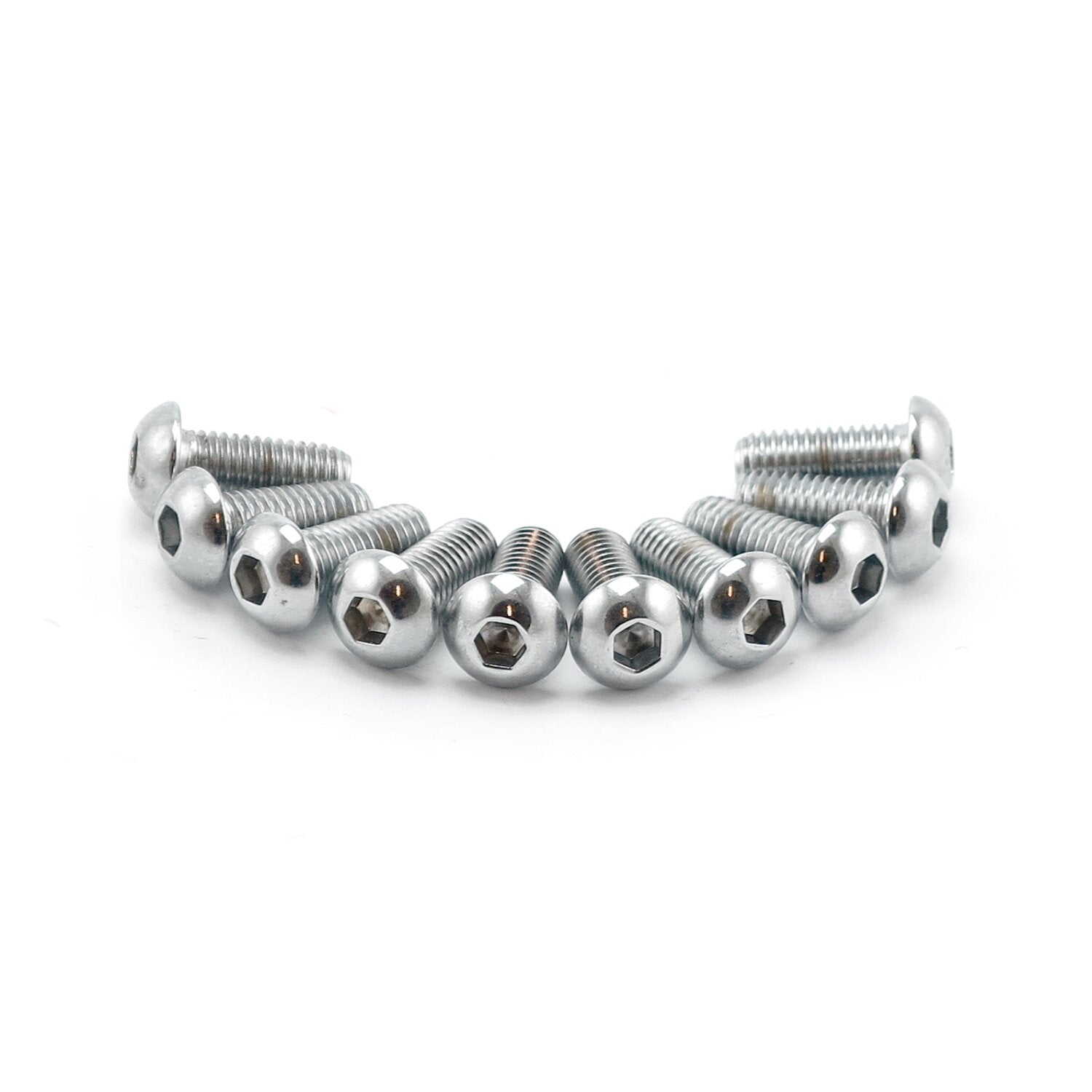 Colony 5mm x 10mm button head allen bolts chrome