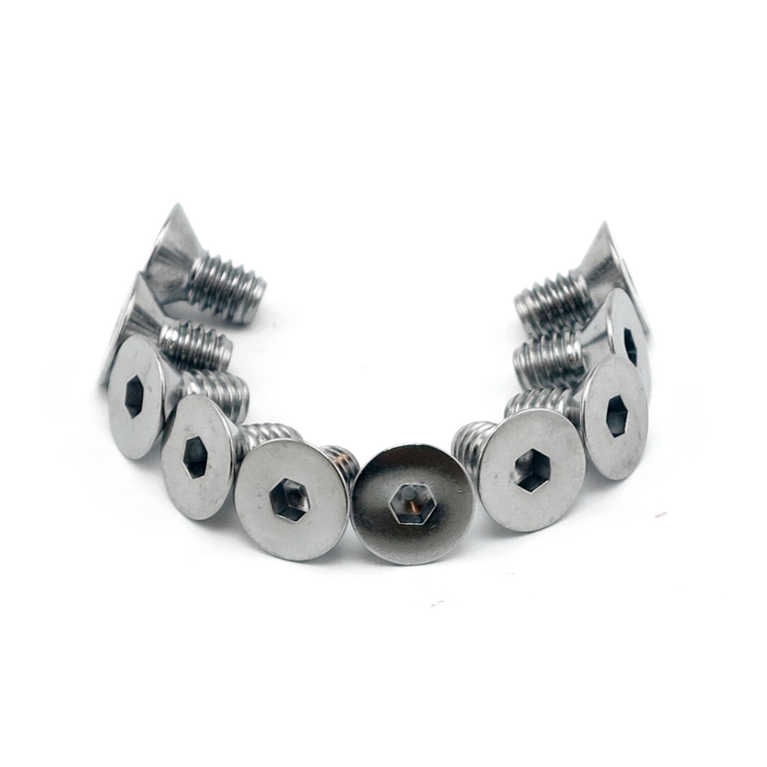 Colony 1/2-13 x 2 flat head allen bolts chrome