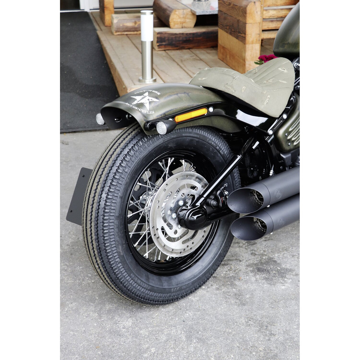 Cult-Werk FXBB/S/FLSL/FXST rear fender 'OEM style Short''